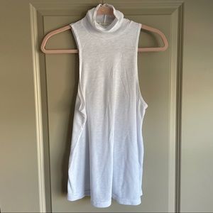 Free People ribbed turtleneck sleeveless- topanga